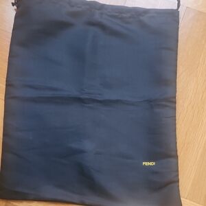 Fendi Black Drawstring Bag